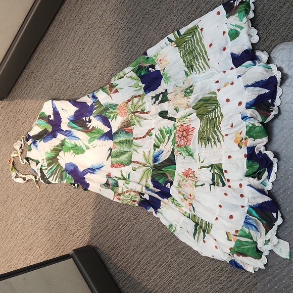Farm Rio Mitra Halter Dress Size Medium - Picture 2 of 16